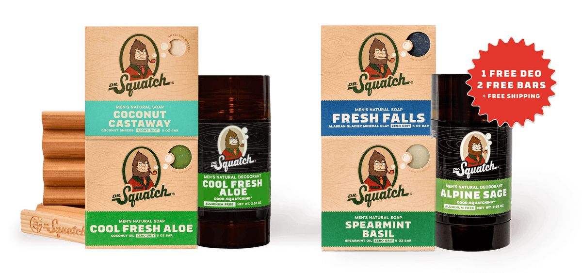 Dr. Squatch Deodorant & Soap Starter Set — product photo 1 of 5