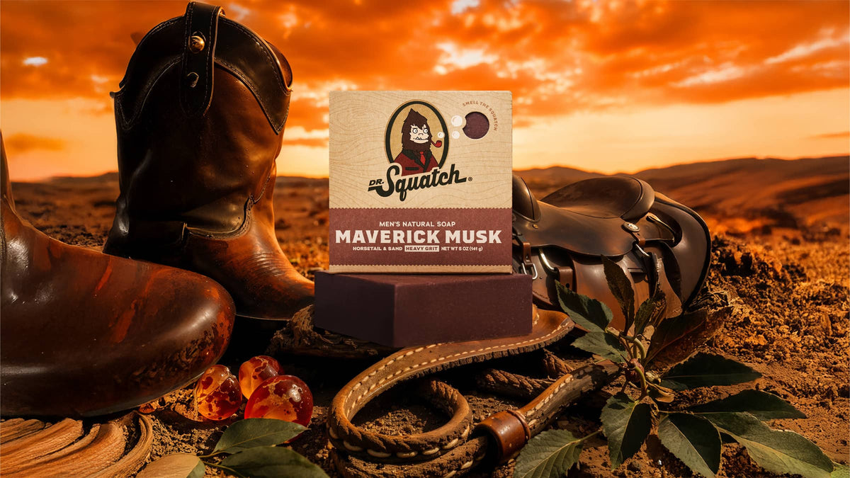 Dr. Squatch Maverick Musk bar soap