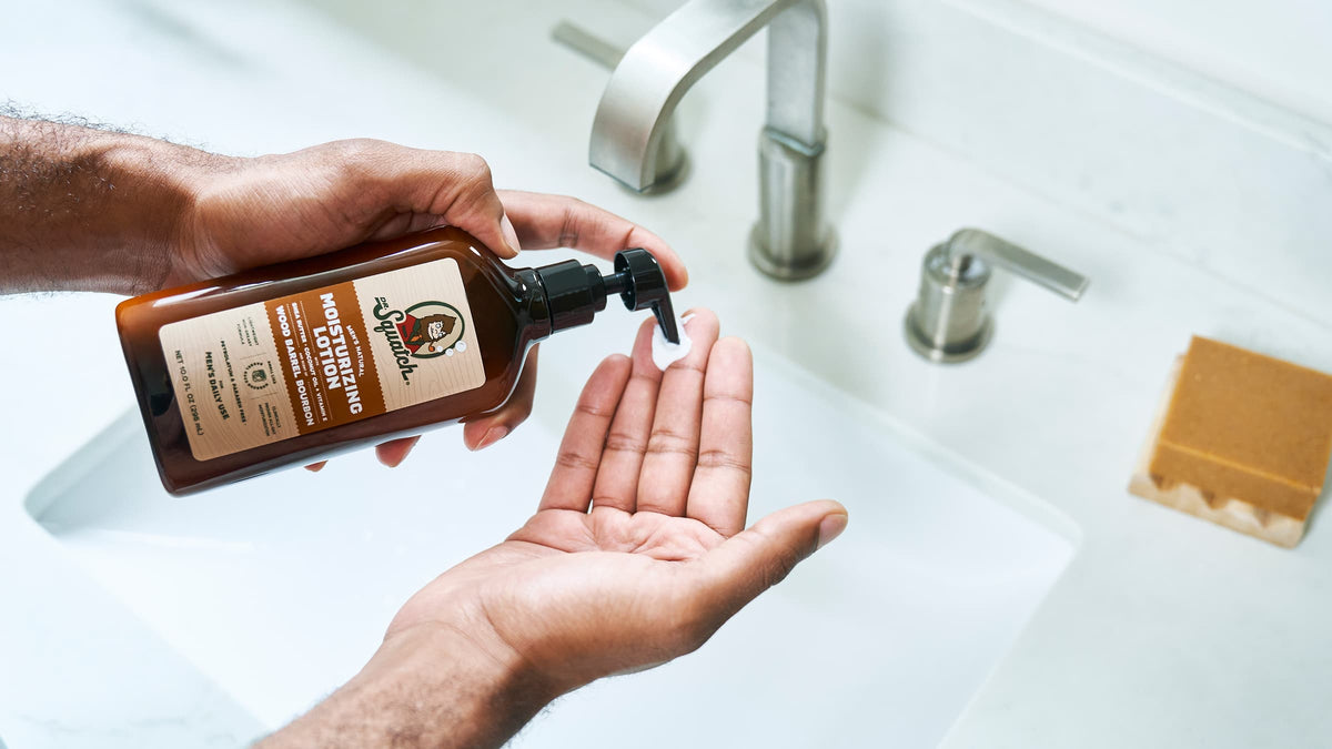 Premium Wood Barrel Bourbon Lotion