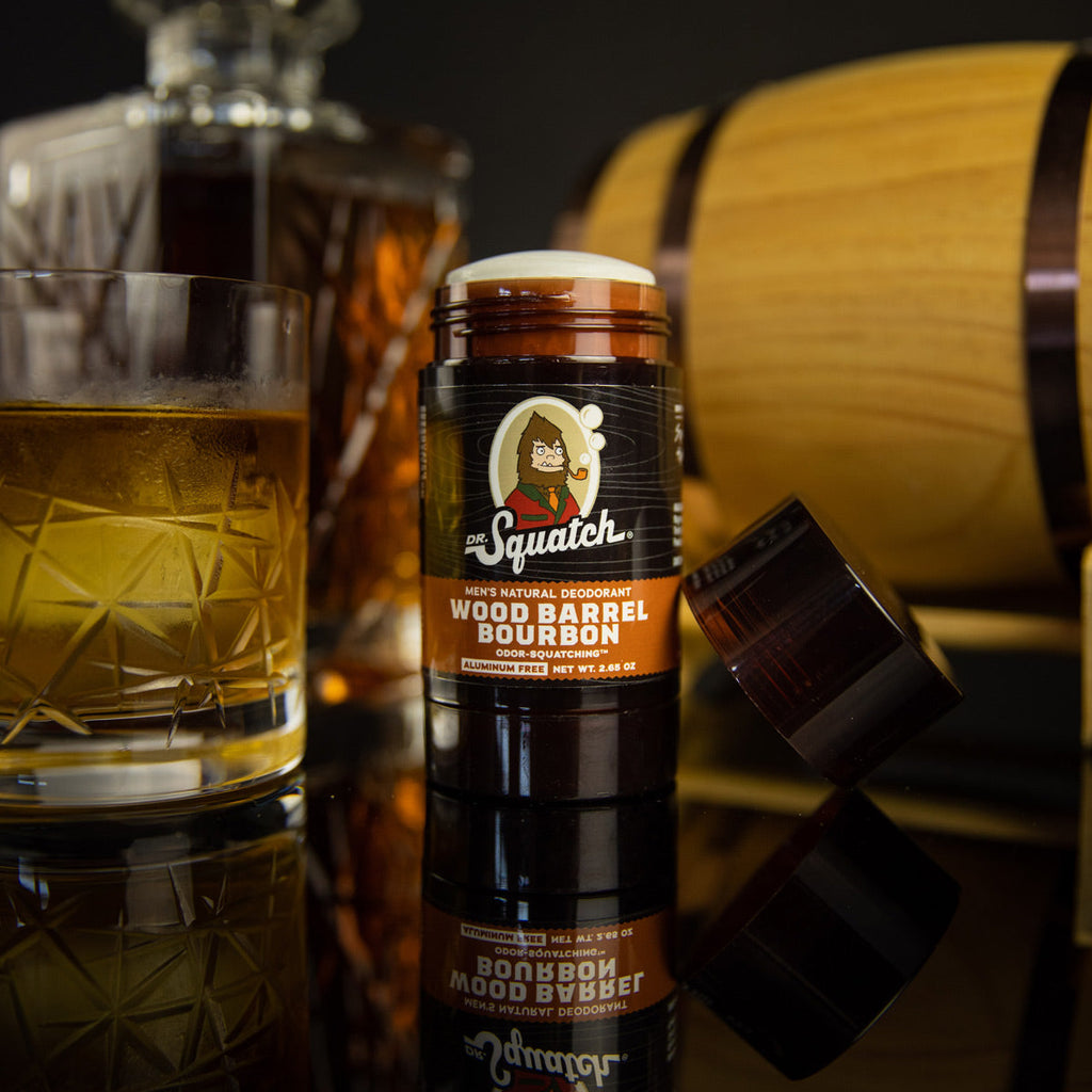 Premium Essentials: Wood Barrel Bourbon Deodorant